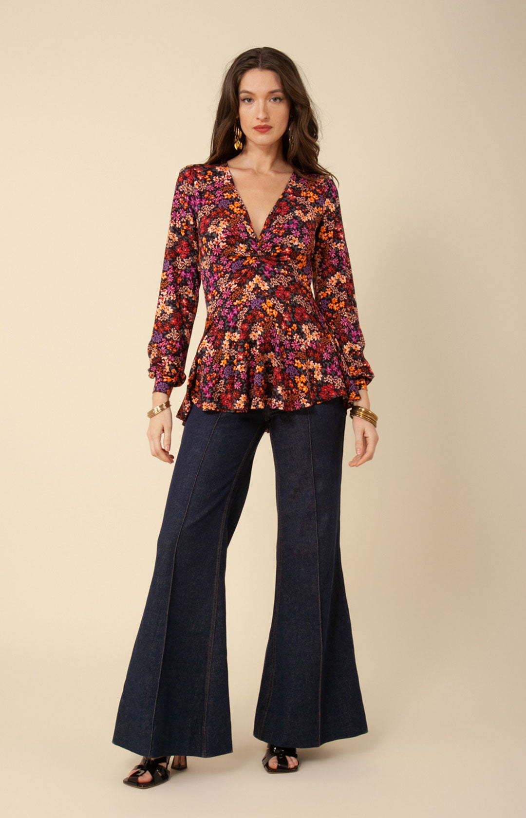 ジャケット・アウター birthdaybash  CAPE RIBBON BLOUSE 37NR2040_GOL_f.jpg?v=1700090350