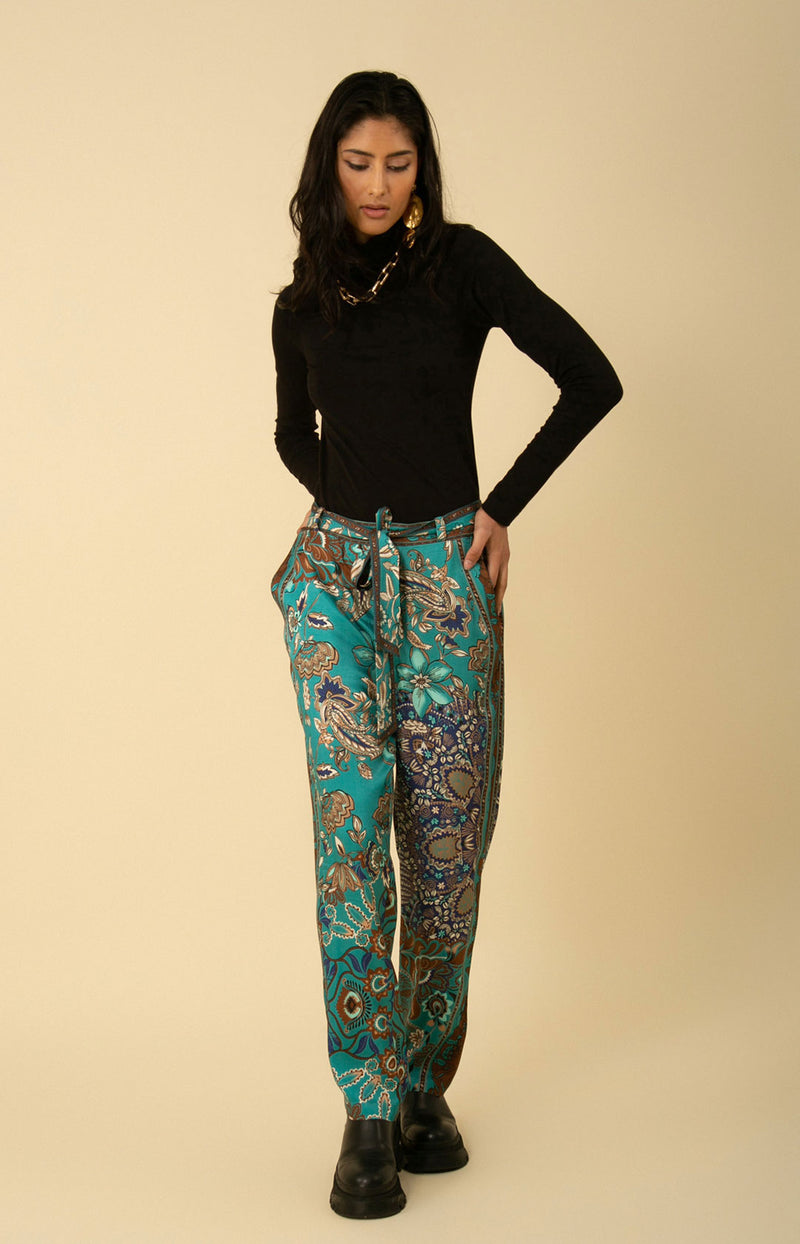 Ivy Twill Pant, color_teal