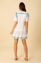 Ariana Embroidered Dress, color_blue