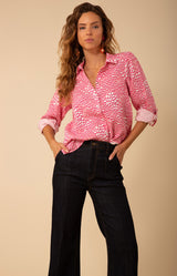 Harmony Linen Top, color_pink