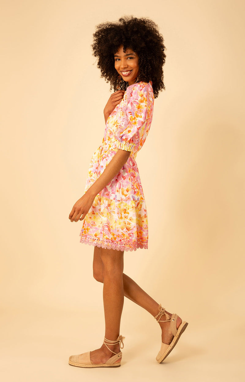 Hayden Linen Dress, color_pink