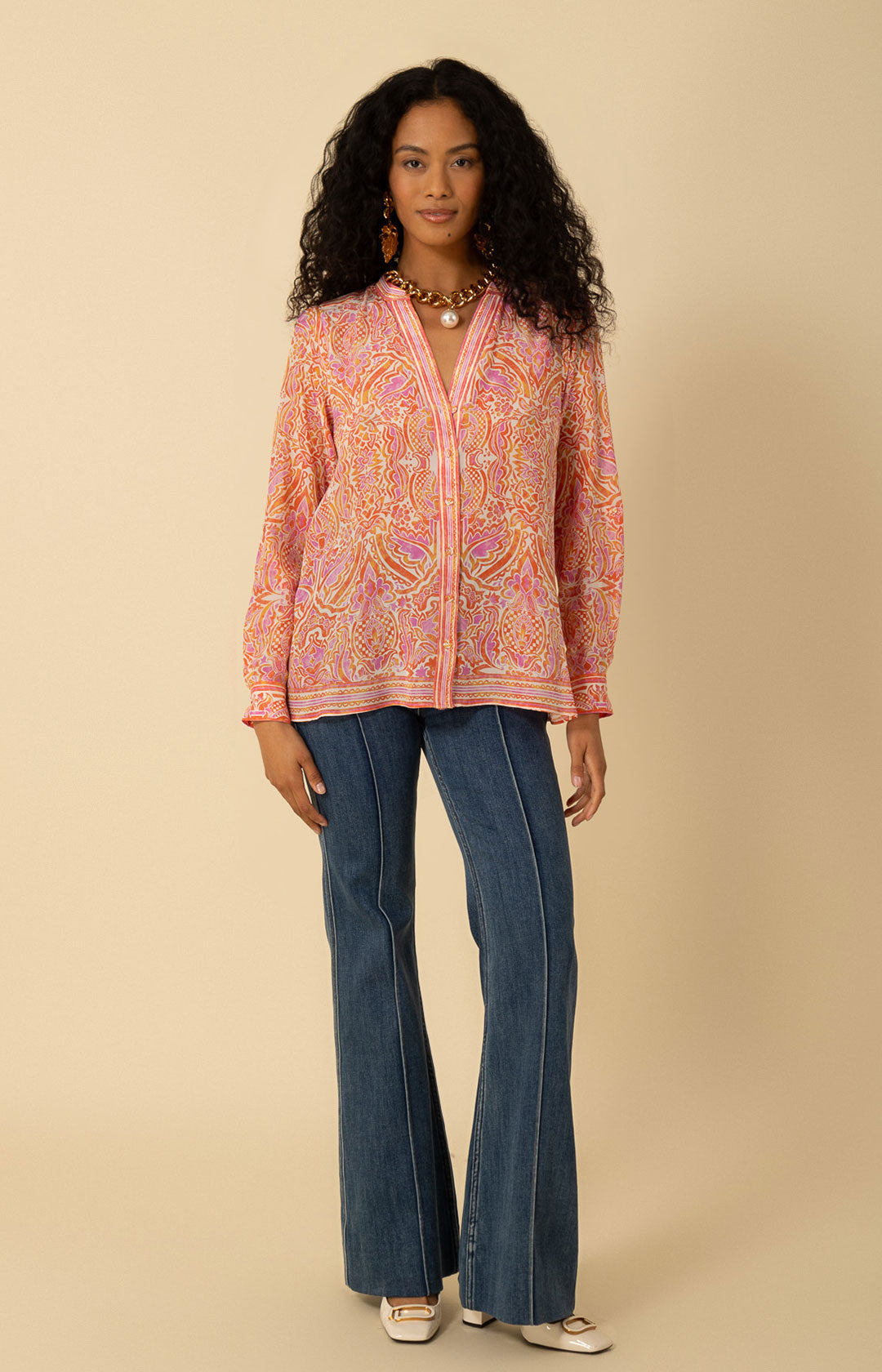 Yaretzi Silk Top