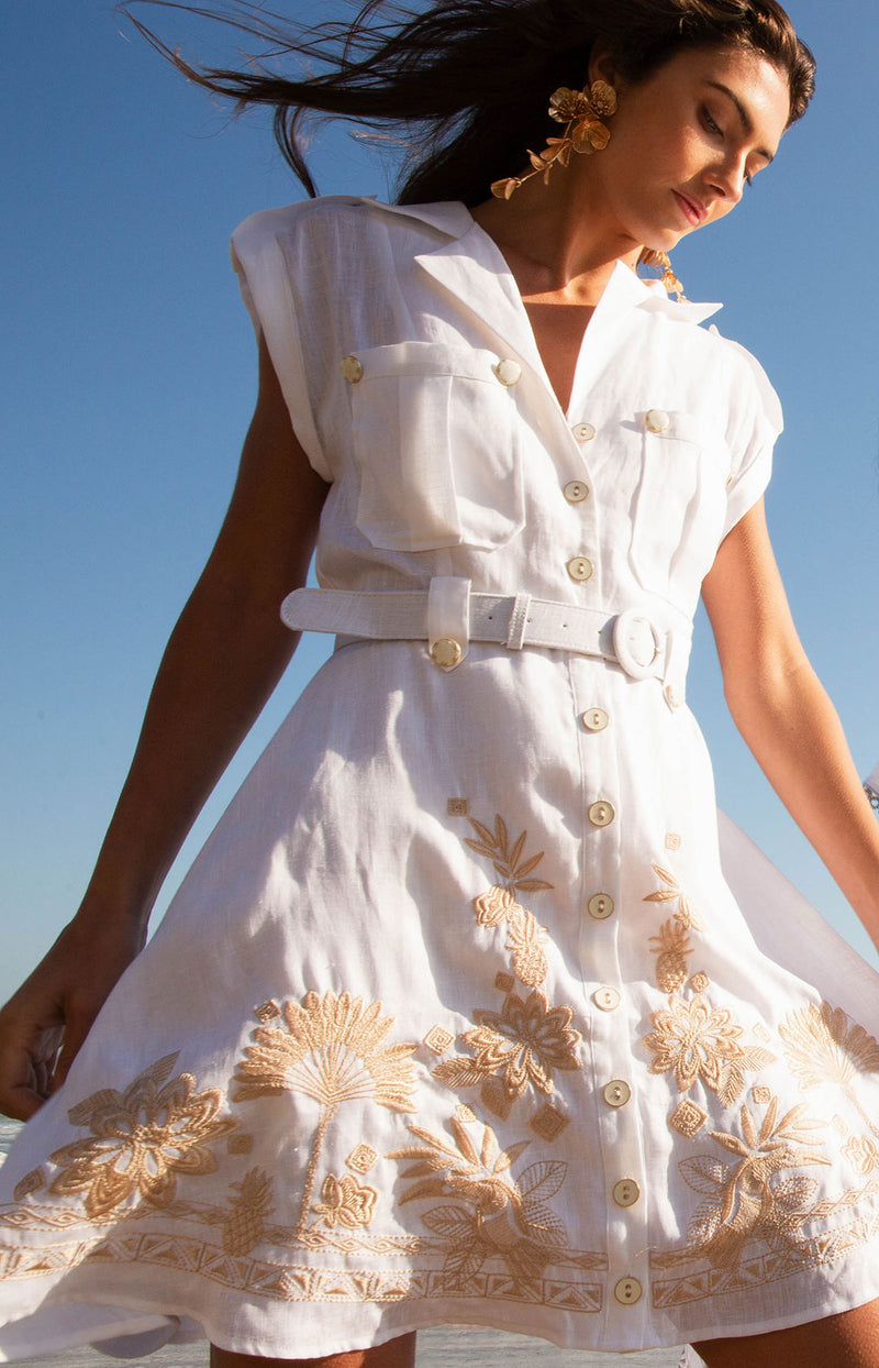 Jane Embroidered Dress, color_white