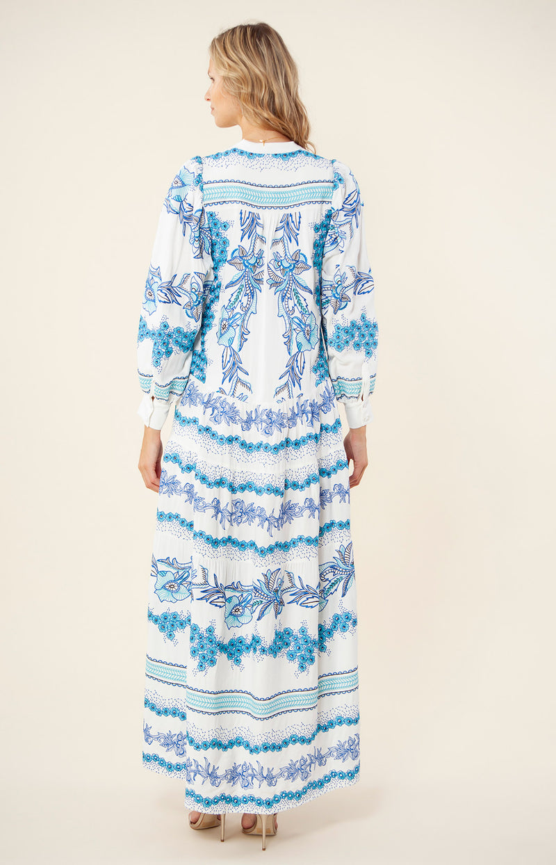 Janina Embroidered Maxi Dress, color_blue