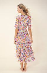Amareli Tiered Dress, color_ivory