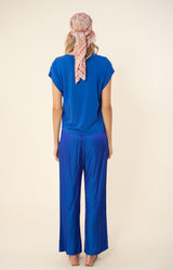 Nena Solid Charmeuse Pant, color_blue