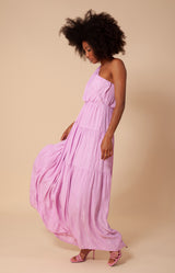 Charlize Solid One Shoulder Maxi Dress, color_lilac