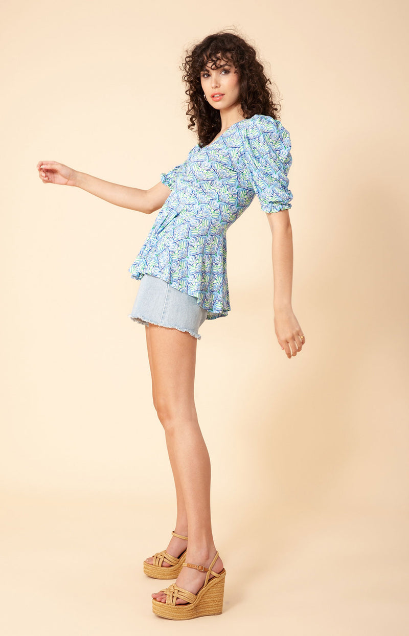 Lenora Jersey Top, color_blue