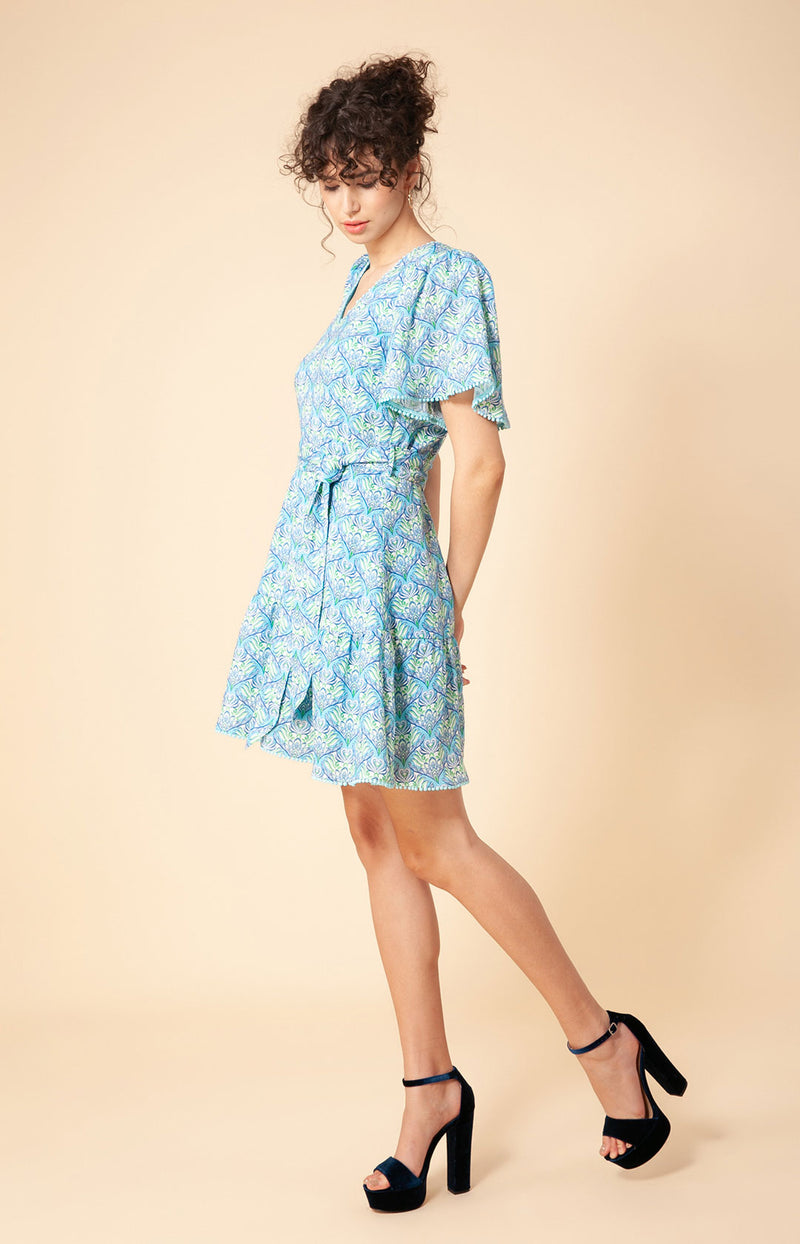 Lulie Linen Dress, color_blue