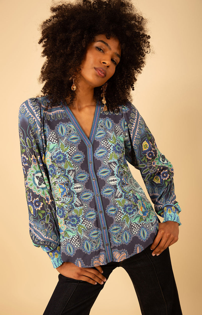 Madaline Top, color_navy