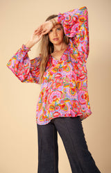 Liza Charmeuse Top, color_pink