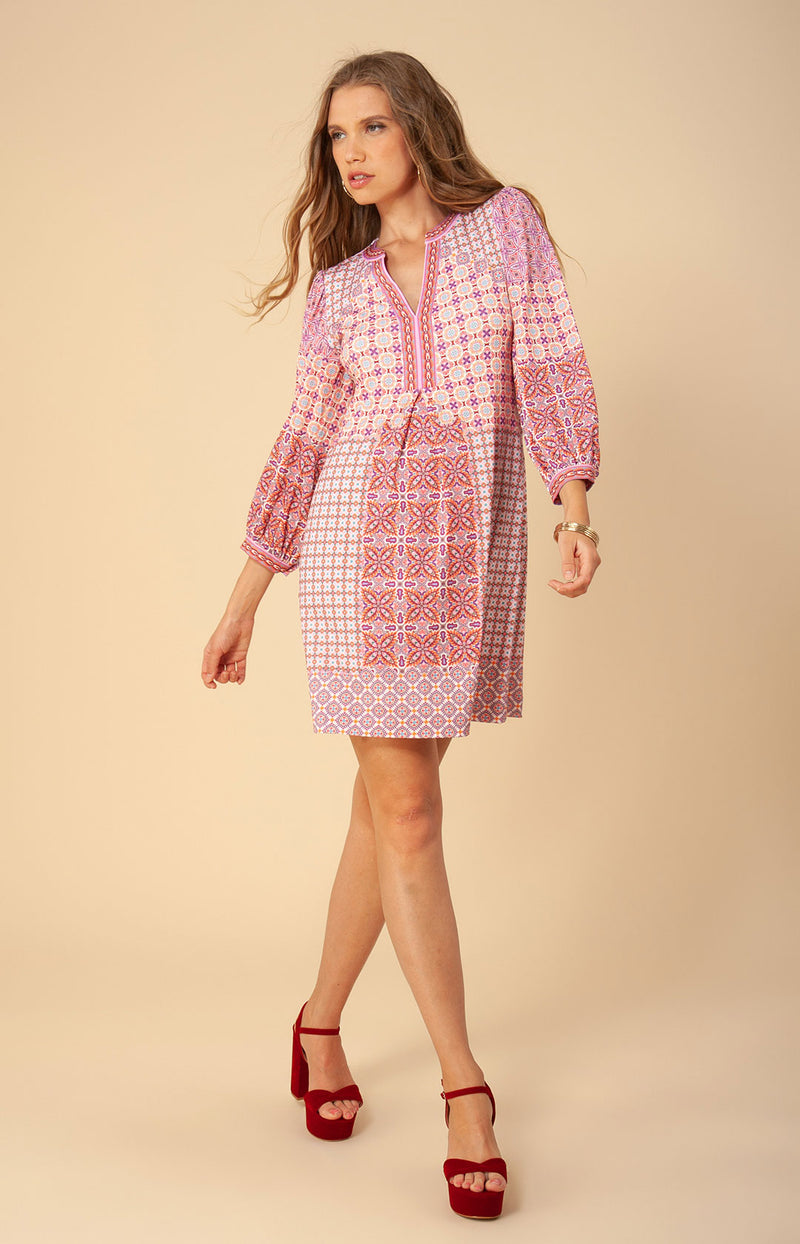 Ariyanna Jersey Dress, color_pink