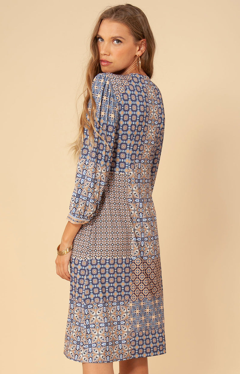 Ariyanna Midi Jersey Dress, color_blue