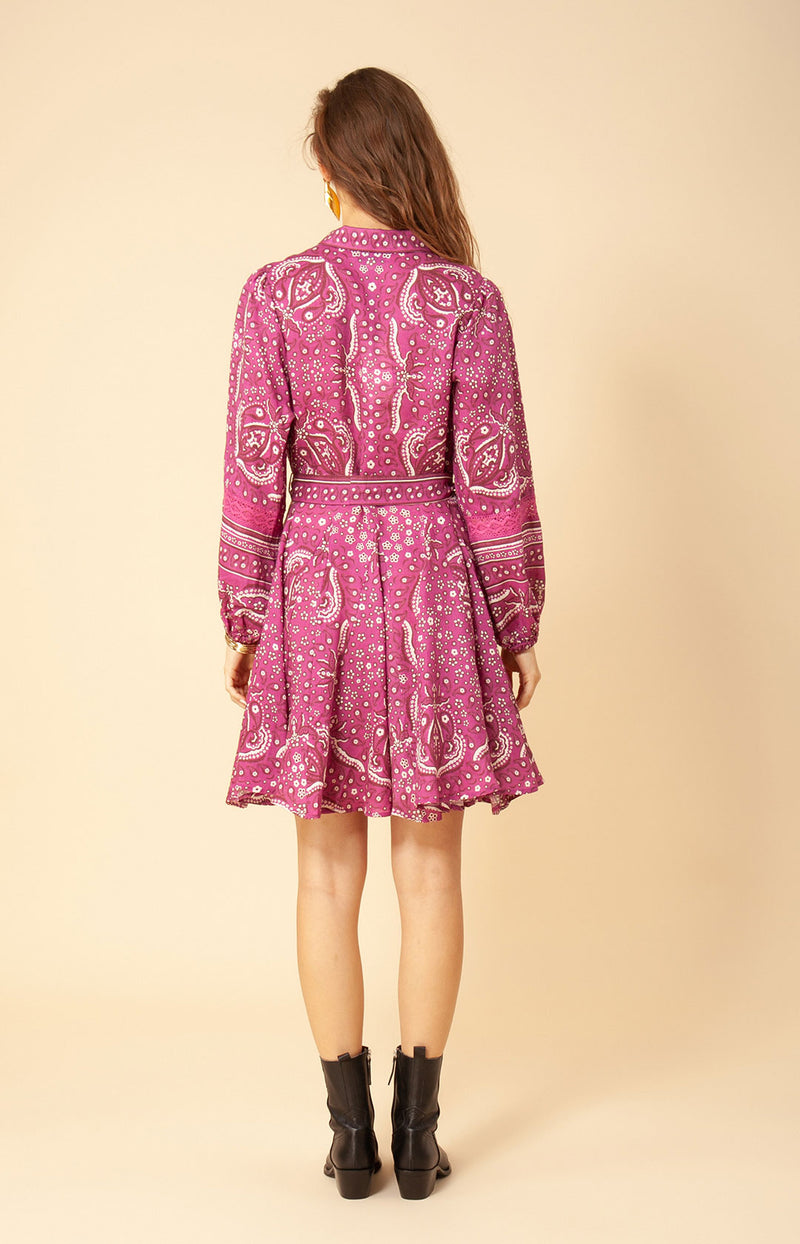 Floriana Linen Dress, color_pink