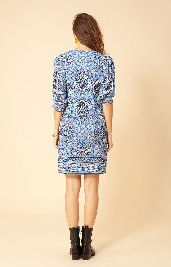 Denise Jersey Dress, color_blue