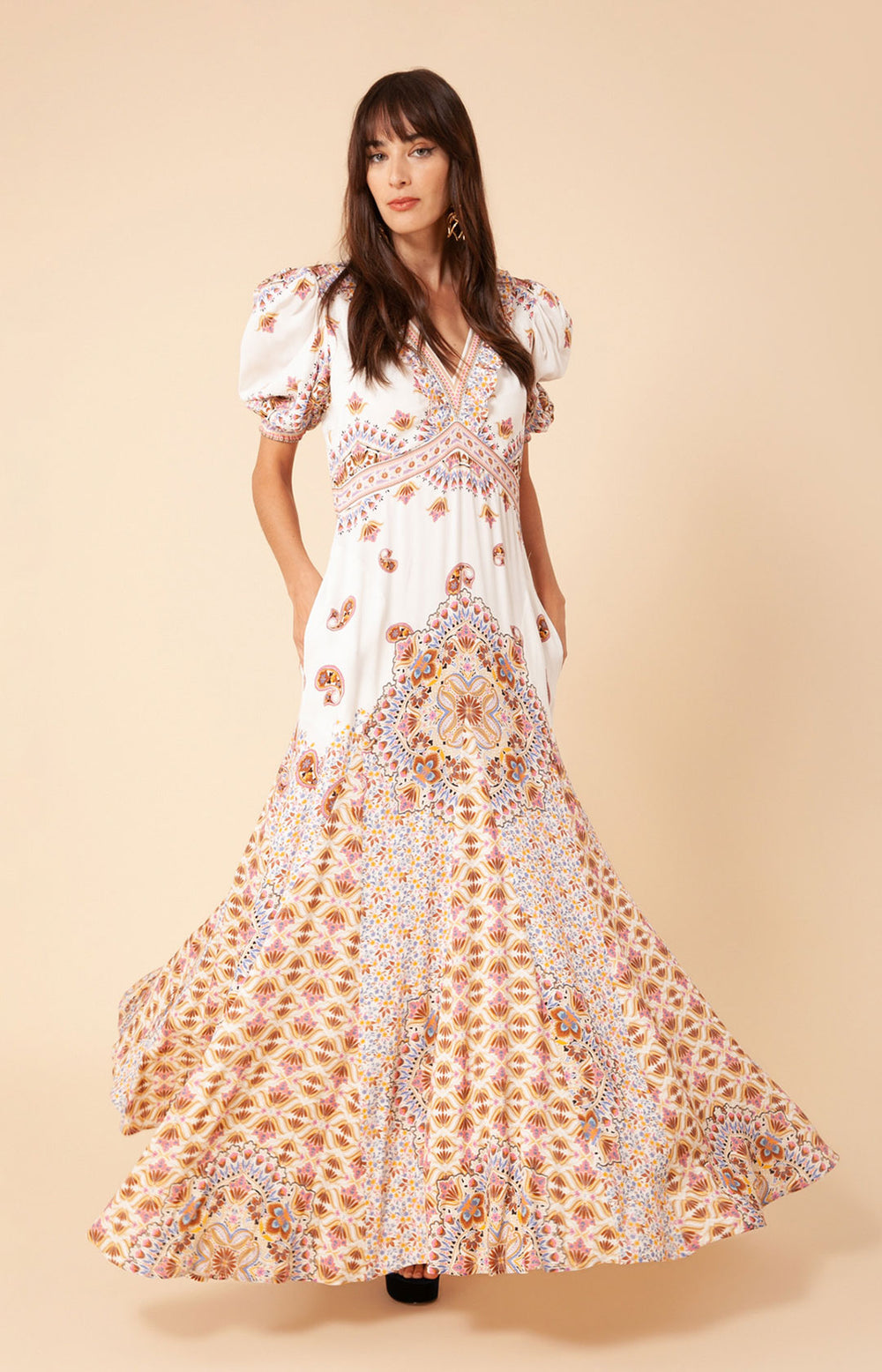 Soraya Crepe Maxi Dress