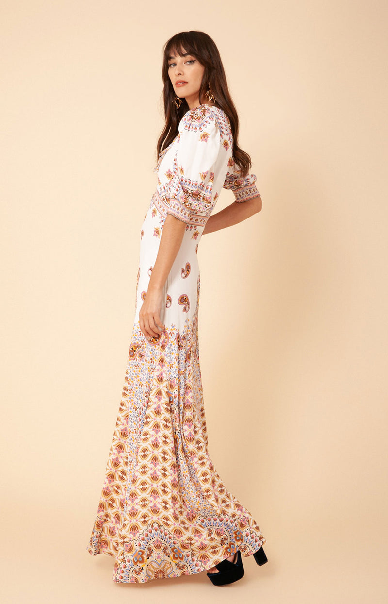 Soraya Crepe Maxi Dress, color_ivory