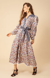 Phaedra Linen Midi Dress, color_ivory