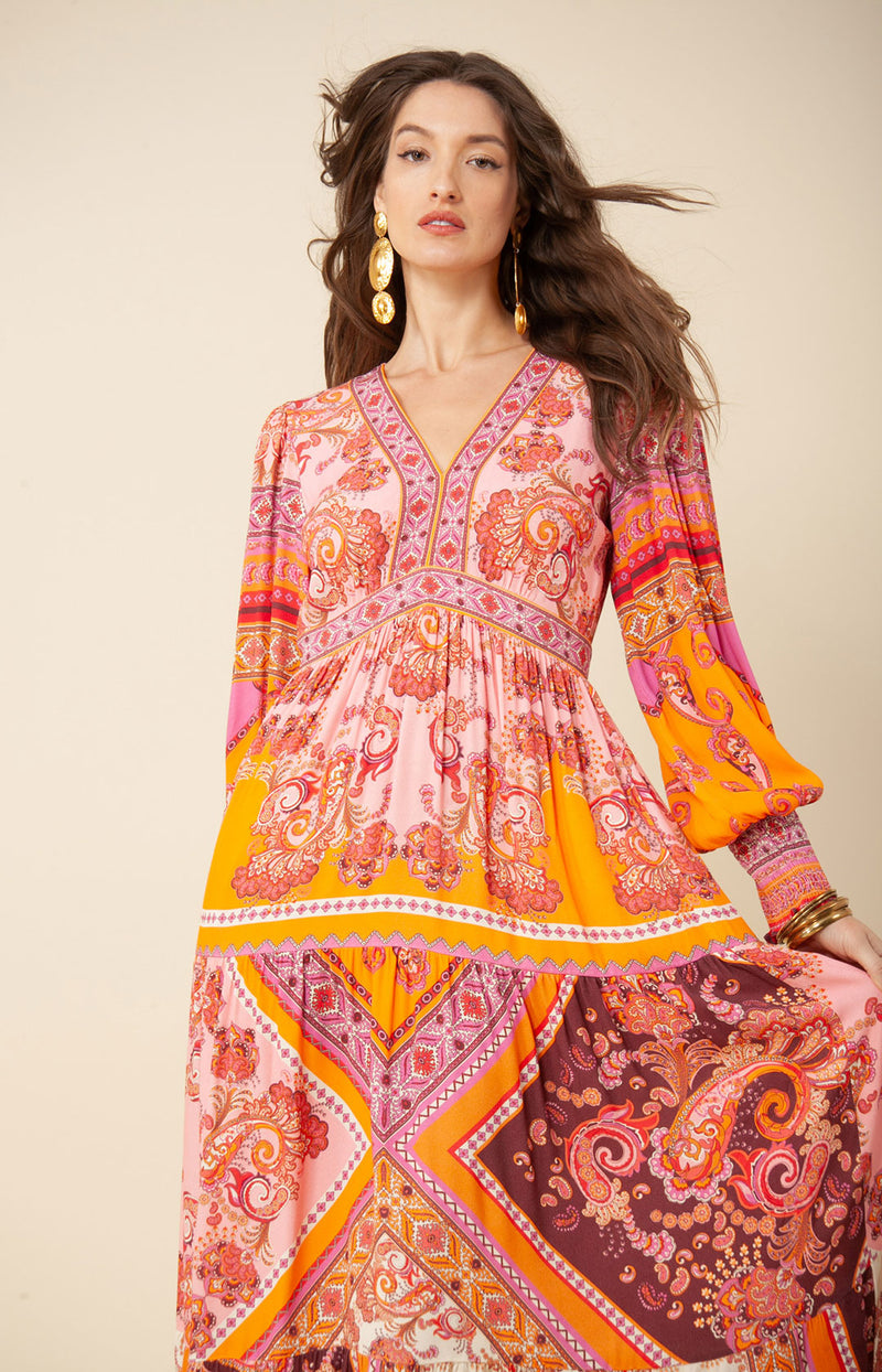 Anna Maxi Dress Orange / M Anna Maxi Dress Orange / M