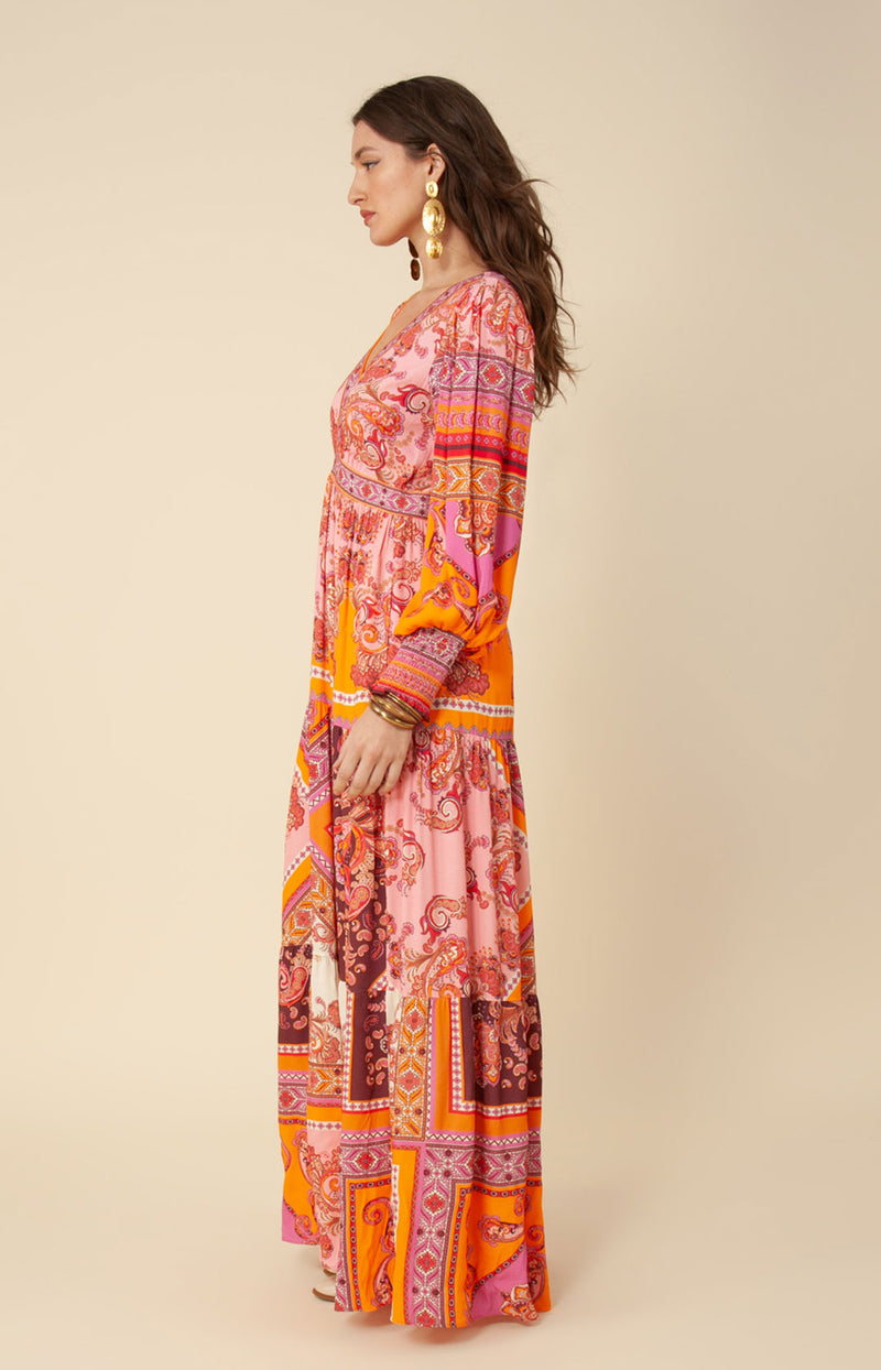 Anna Maxi Dress Orange / M Anna Maxi Dress Orange / M