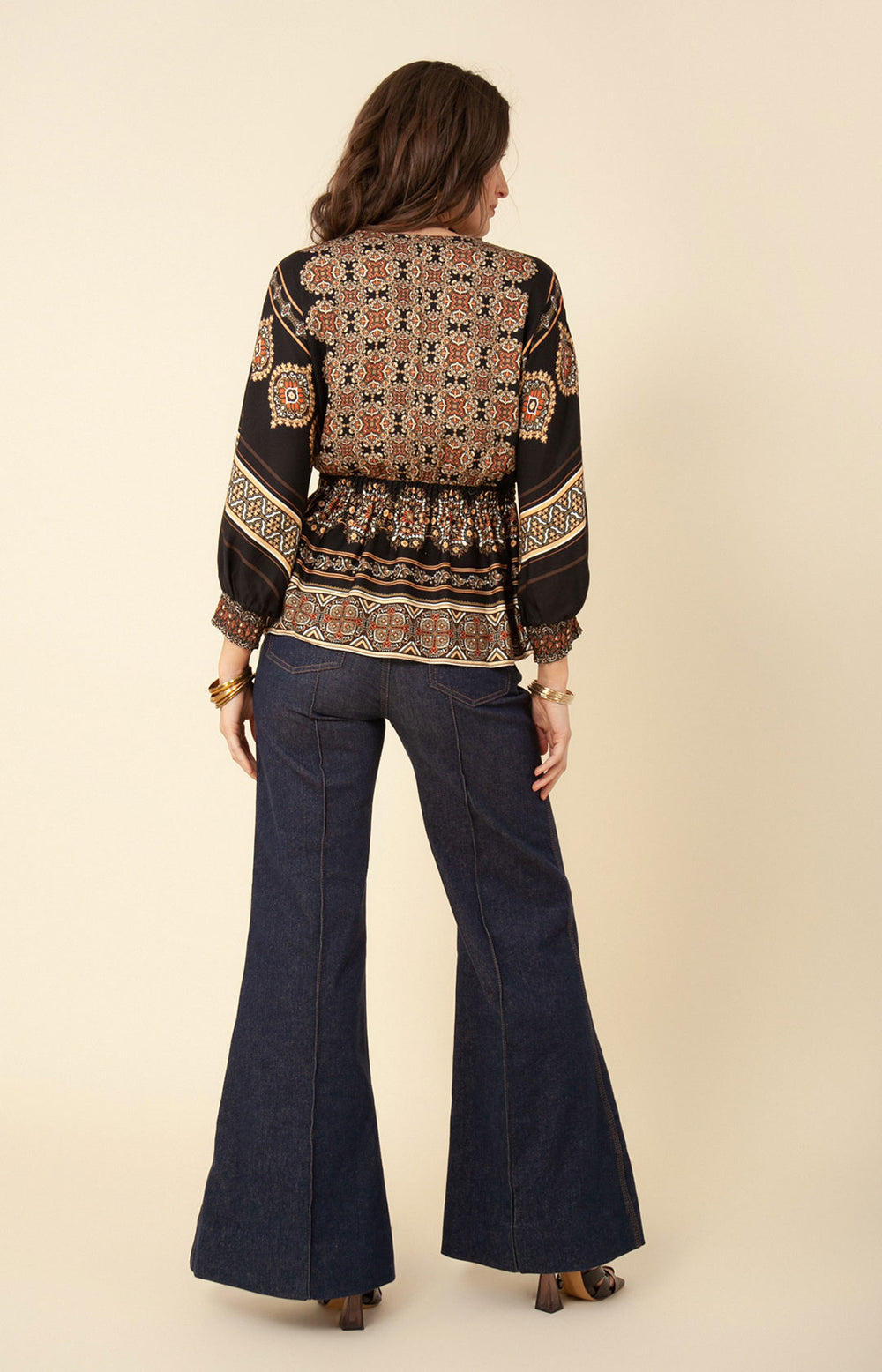 HALE BOB 売れ筋商品|||ヘイルボブ Tシャツ トップス レディース Tops Black Lou Twill Top