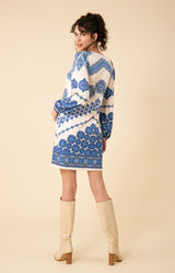 Chloe Jersey Dress, color_blue