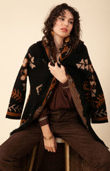 Anais Midi Jacquard Sweater, color_black