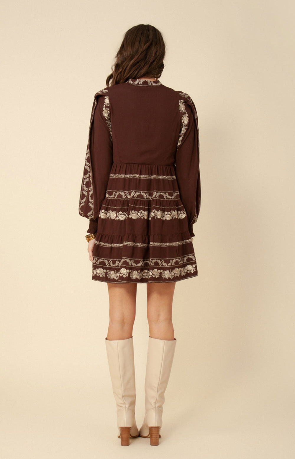 Luna Embroidered Dress