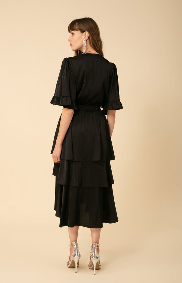 Joy Tiered Midi Dress, color_black