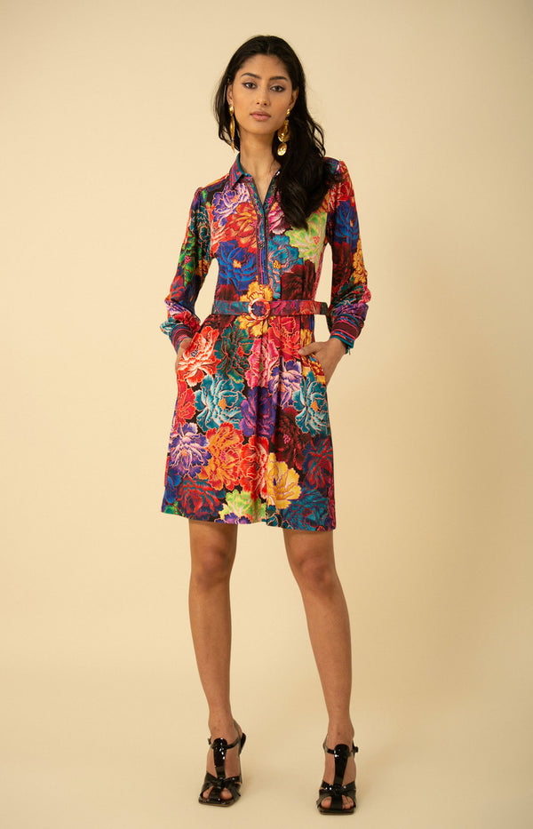 Penelope Jersey Dress, color_fuchsia
