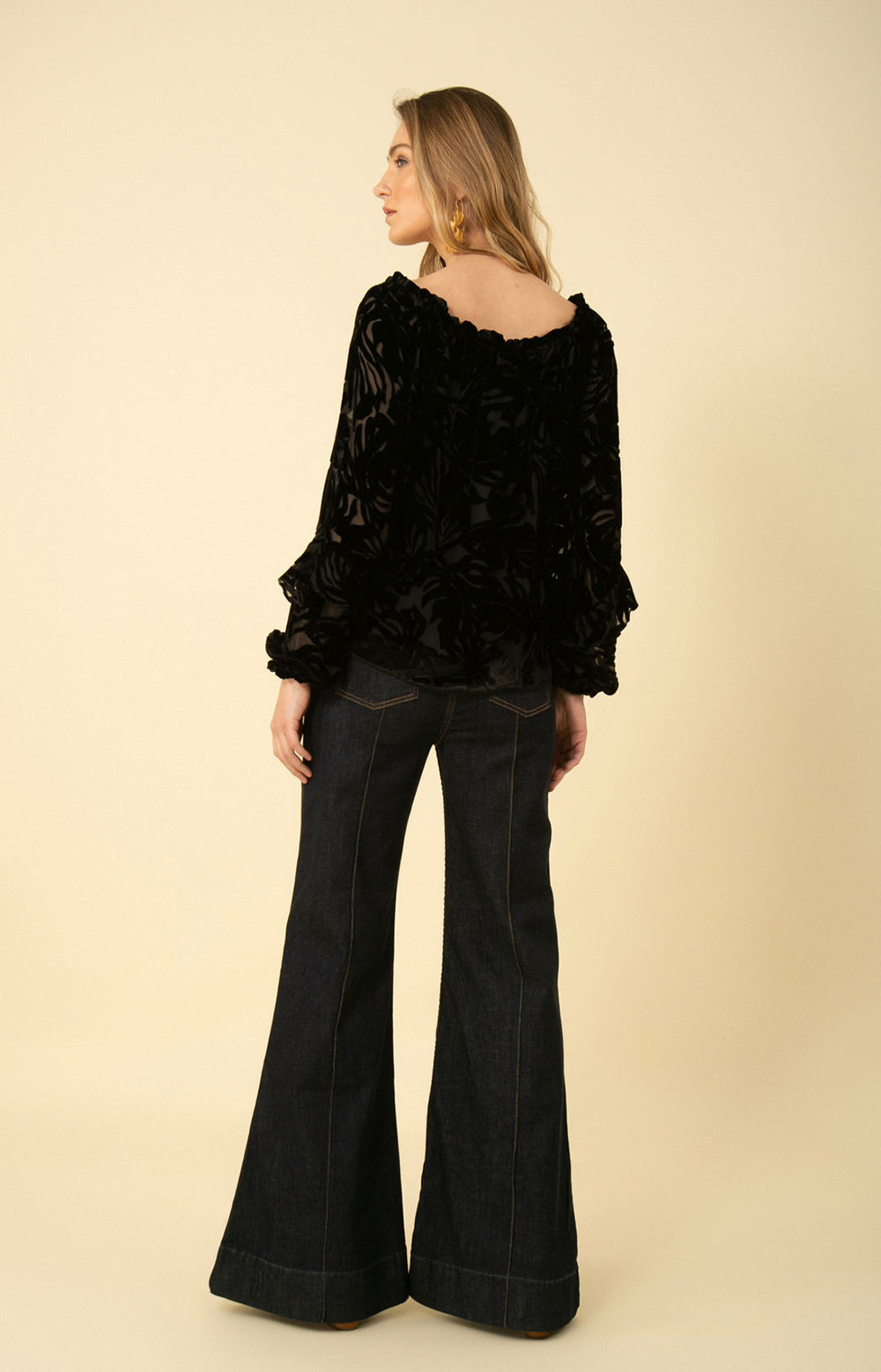 スーパーセール 目玉商品 Violet Solid Top Burnout Velvet アート・デザイン・音楽