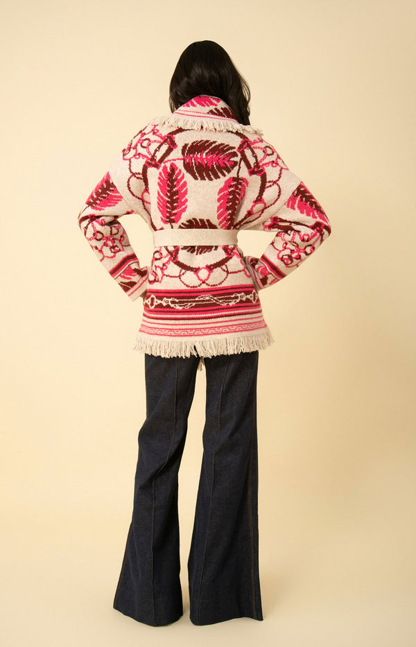 Riley Wrap Sweater, color_pink