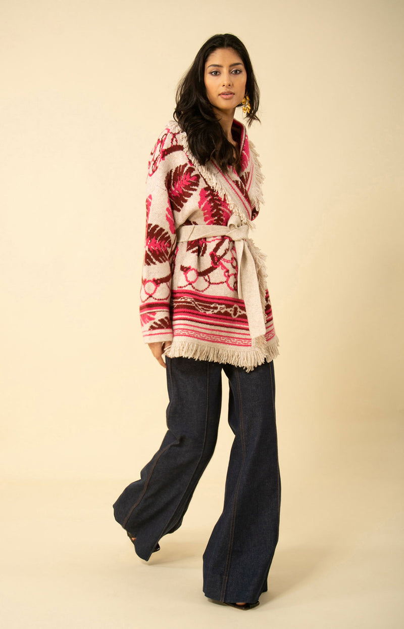 Riley Wrap Sweater, color_pink
