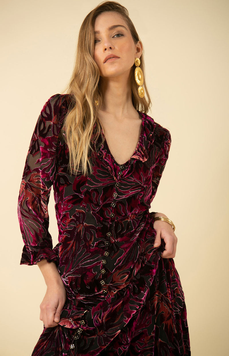 Stella Velvet Maxi Dress Stella Velvet Maxi Dress