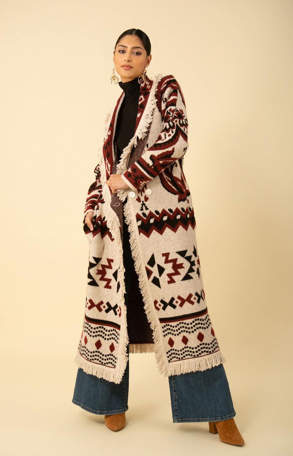 【COLOR iN ID】Hippie Two-Tone Fringe Off Shoulder 71sCvsQAprL._UY1000_.jpg
