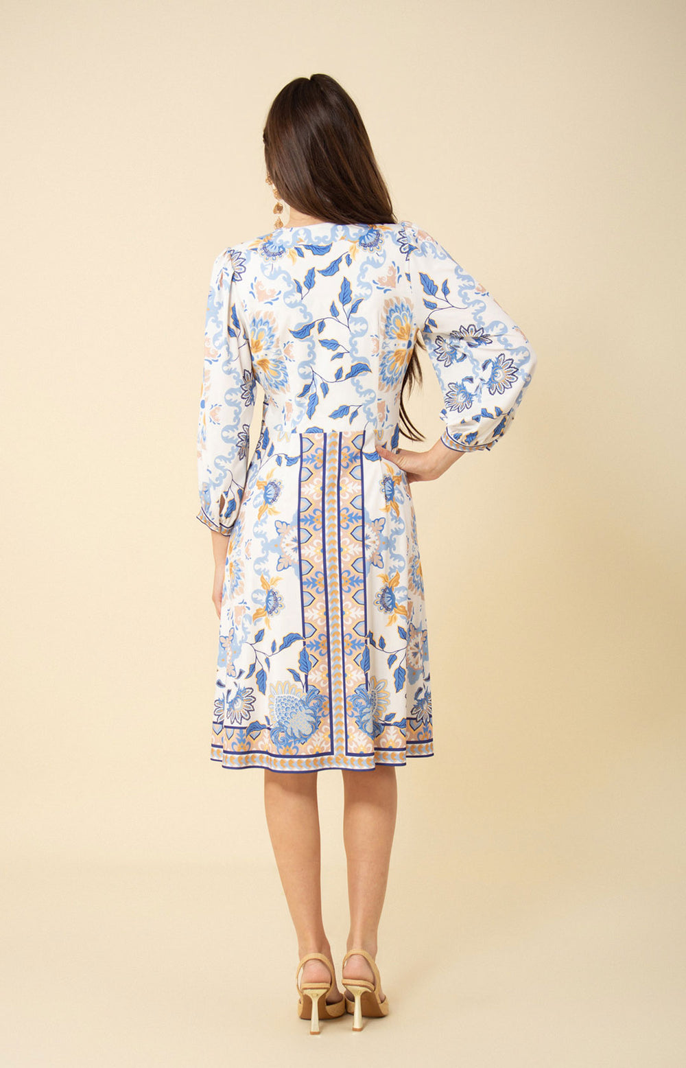 ワンピース herlipto/Puff Sleeve Jersey Dress /S Puff Sleeve Cable Knit Dress