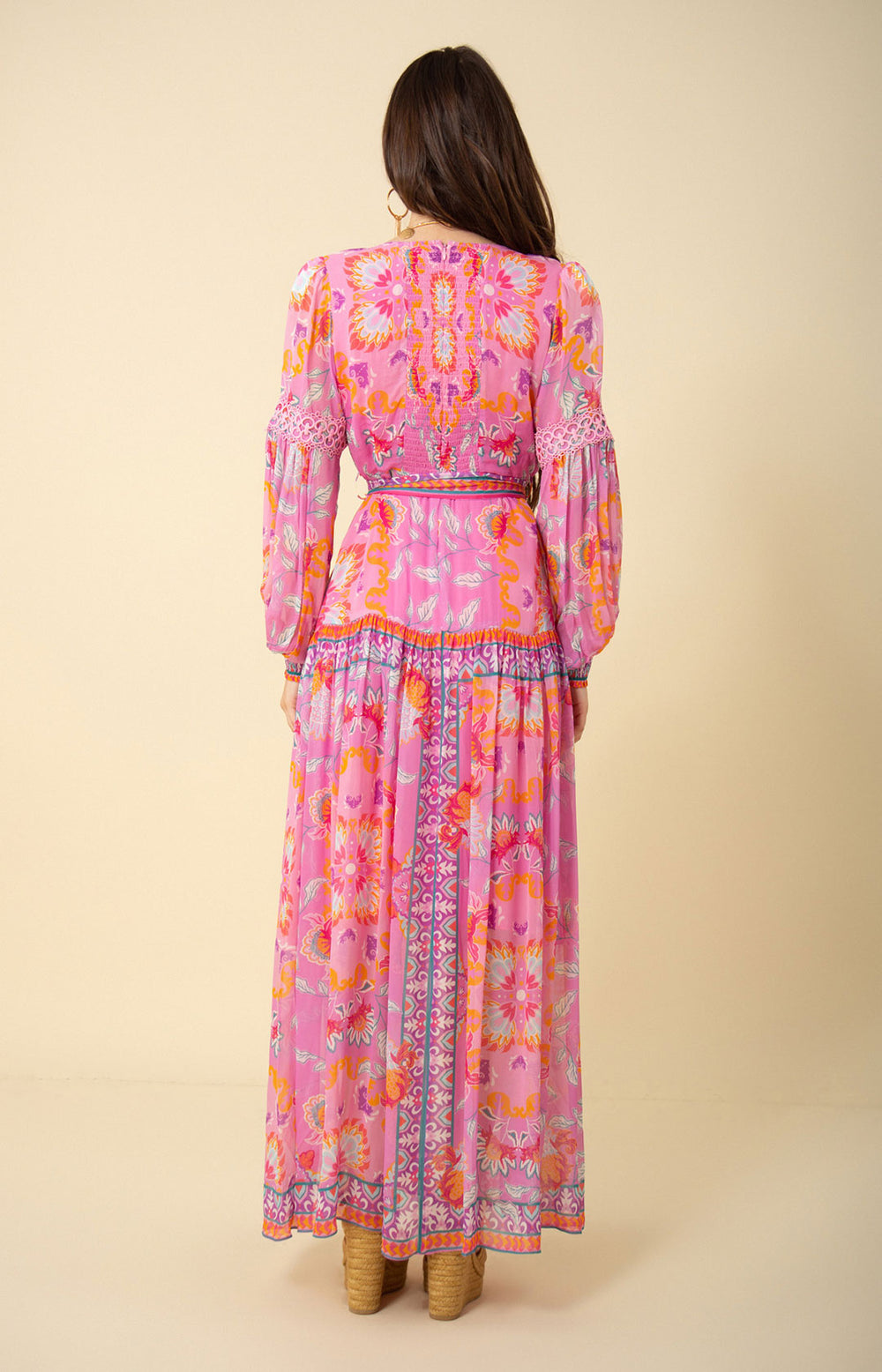 georgette flyaway maxi dress Sophie Georgette Maxi Yellow / S