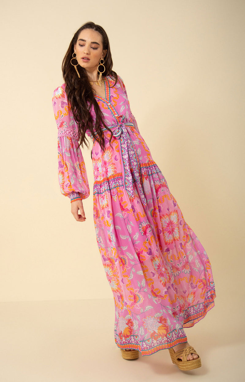 floral georgette maxi dress Everlane Maxi Dress In Silk Georgette In Soft Floral, Size 0