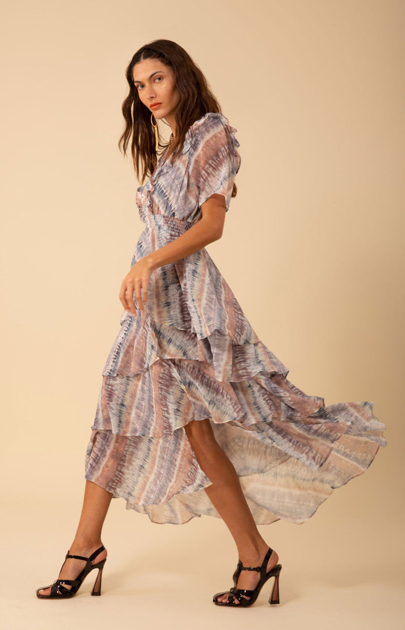 Caroline Chiffon Dress Teal - Caroline Chiffon Dress L / Teal Caroline Chiffon Dress Teal - Caroline Chiffon Dress L / Teal