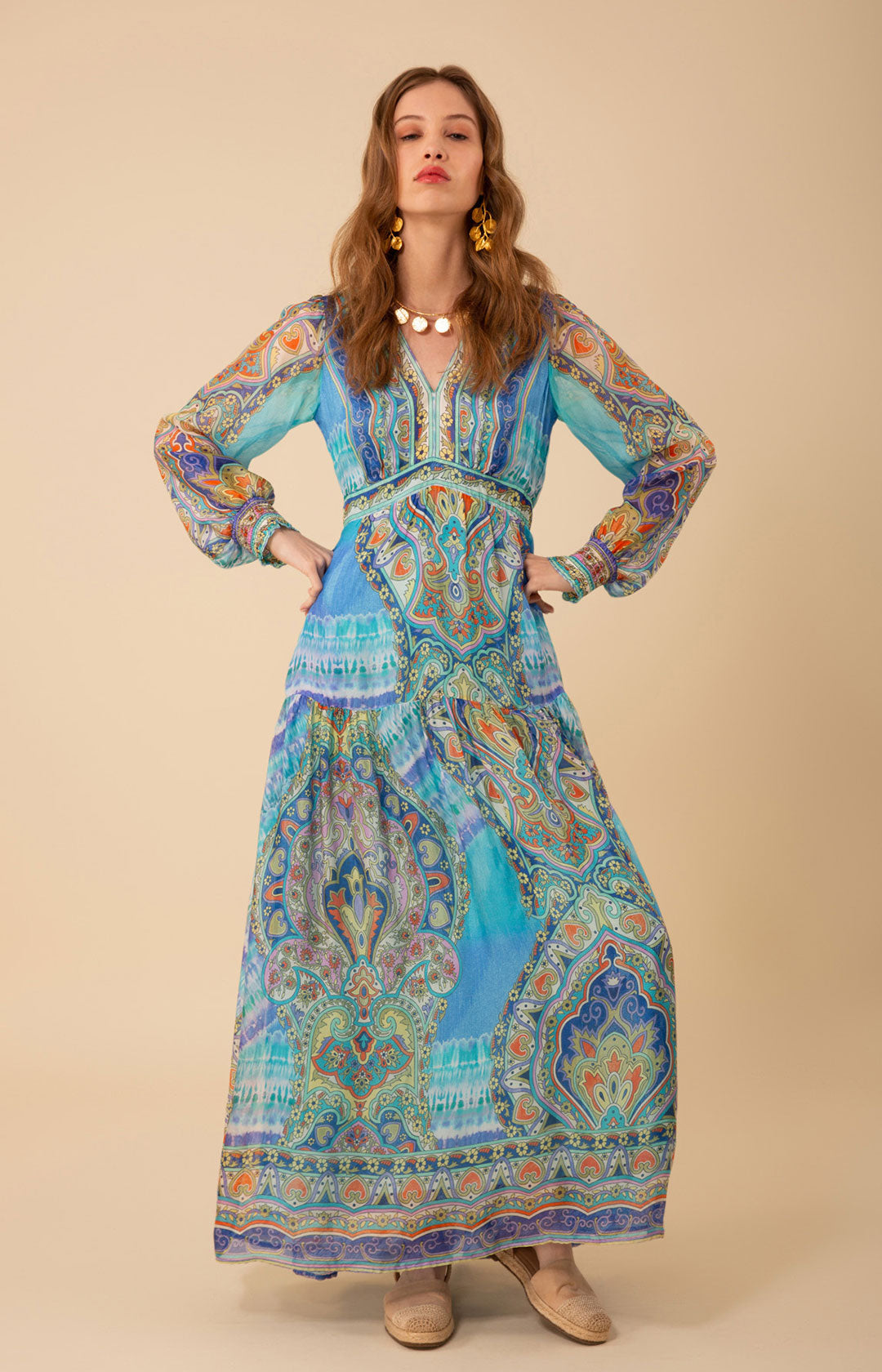 PRE ORDER Moritz Maxi Dress In Black Chiffon