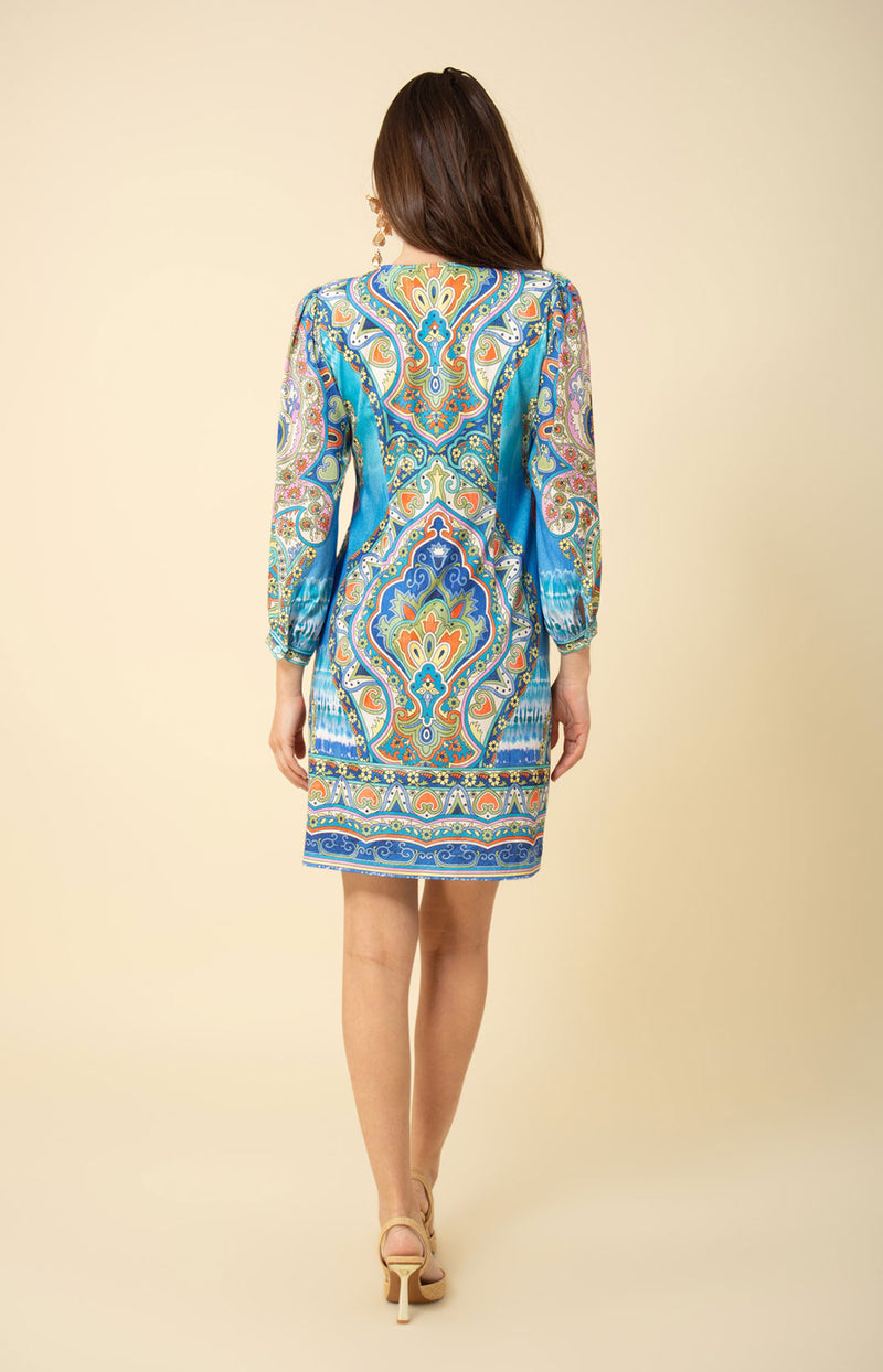 Gabriella Jersey Dress, color_teal