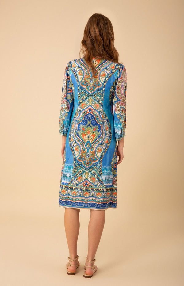 Gabriella Jersey Midi Dress, color_teal