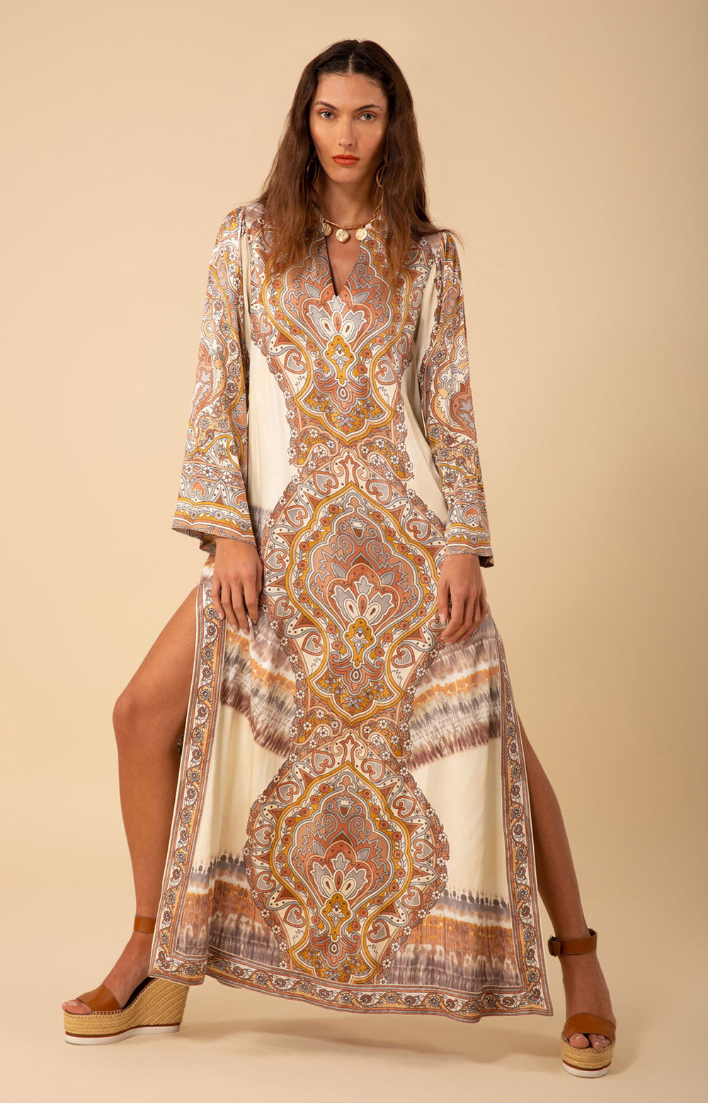 blue dress for baby girl Indio Boho Maxi Dress M