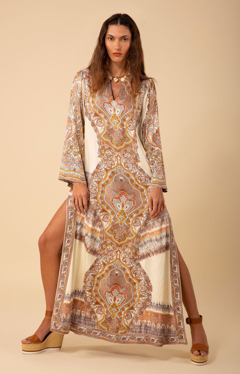 Serenity Maxi Dress, color_beige