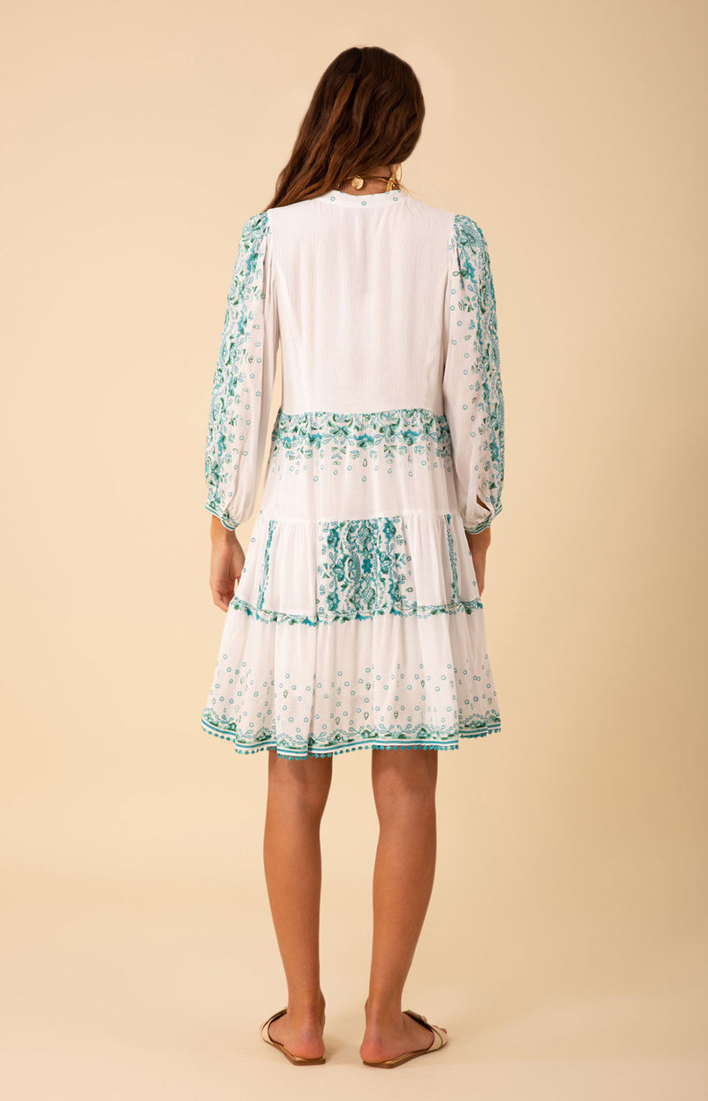 Emery Embroidered Dress, color_blue