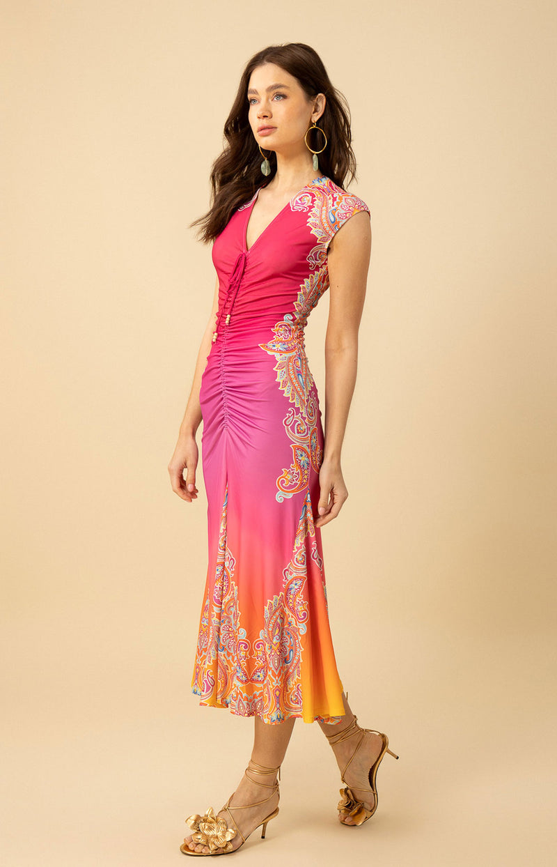 Samantha Midi Jersey Dress, color_pink