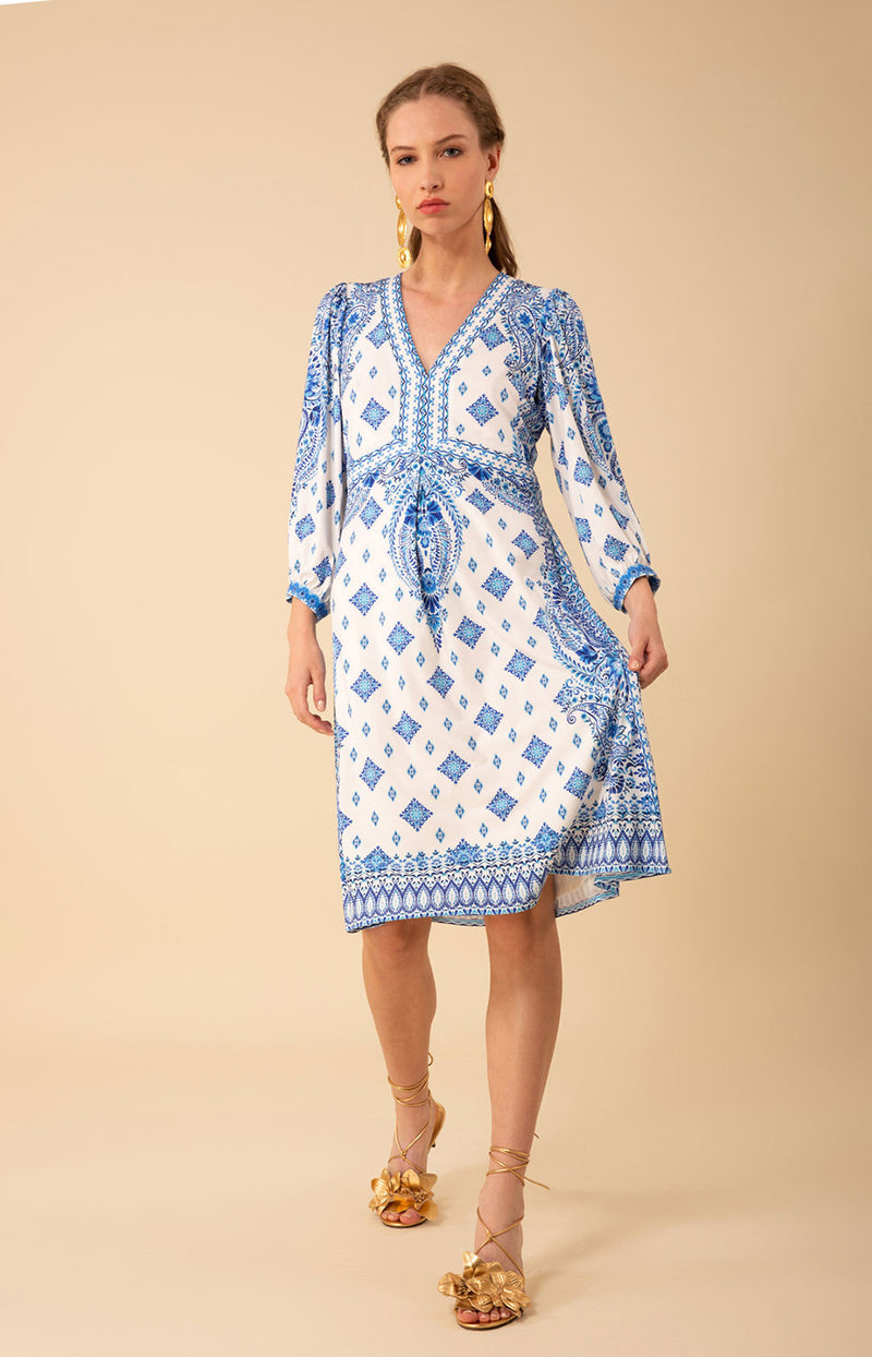Reagan Jersey Dress Blue / XS Reagan Jersey Dress Blue / XS