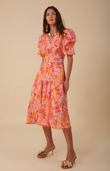 Mary Linen Dress, color_pink
