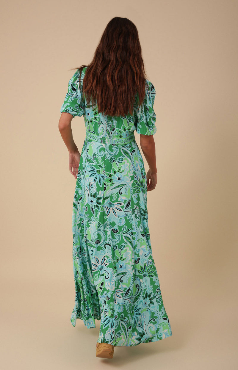 Daisy Maxi Dress, color_turquoise