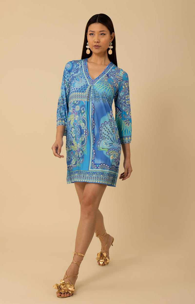 Juniper Jersey Dress, color_blue